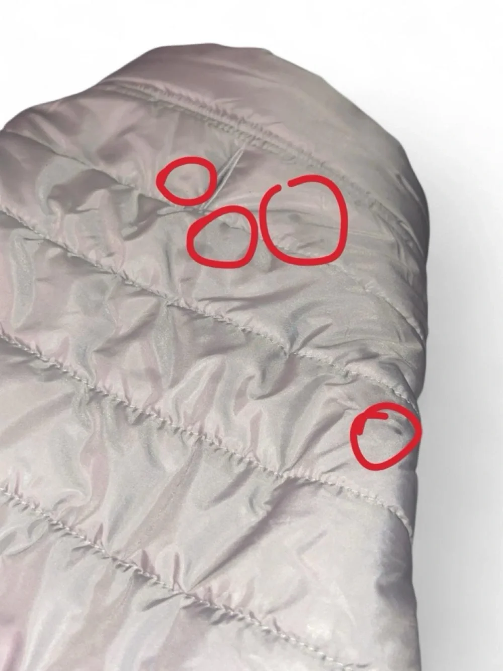 Top Paw Gray Quilted Puffer Dog Jacket